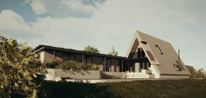 rendered image of a frame home