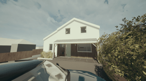 External computer generated image for a renovation of an existing bungalow into a house