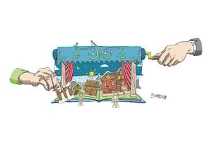 marraums story of space illustration