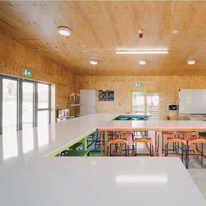 internal view of classroom used for teaching animal husbandry