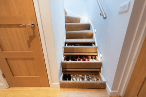 open-staircase-storage-bot