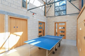 Märraum Architects_Penryn_Warehouse_Studio J table tennis