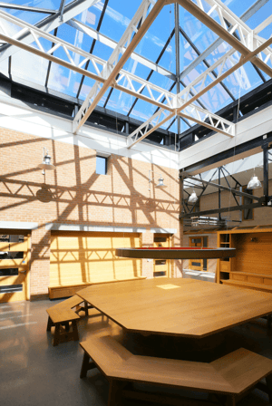 Märraum Architects_Penryn_Warehouse_atrium daylight