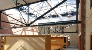 Märraum Architects_Penryn_Warehouse_roof structure