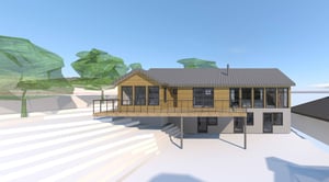 Märraum Architects_Feock_full renovation_model proposed