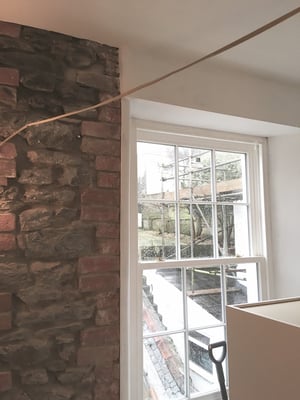 Märraum Architects_Falmouth_Town house renovation_construction_repointing