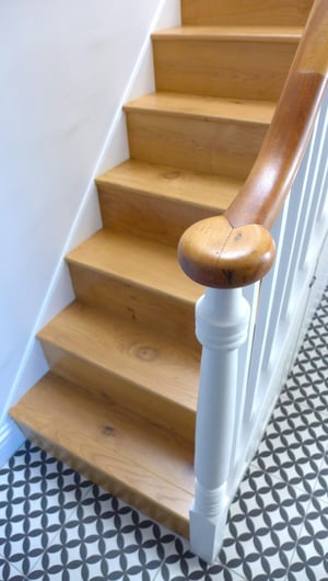 Märraum Architects_Falmouth_Town house renovation_stair detail