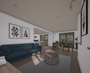 Marraum Architects_Flushing_Full House Renovation_Interior Render 02