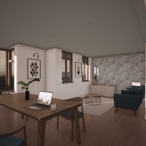 Marraum Architects_Flushing_Full House Renovation_Interior Render 03