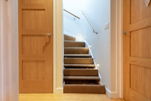 Marraum Architects_Falmouth_Full house renovation_Bottom of Stairs 2