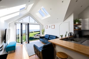 Marraum Architects_Falmouth_Full house renovation_Main Room Open Window 2