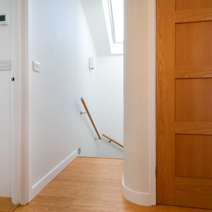 Marraum Architects_Falmouth_Full house renovation_Top of Stairs 1 Sq